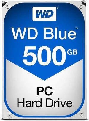 WD Blue 500GB Desktop Hard Disk Drive - 7200 RPM Class SATA 6Gb/s 32MB Cache 3.5 Inch - WD5000AZLX