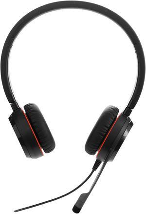 Jabra Evolve 30 II Wired Headset, Stereo, MS-Optimized - Telephone Headset with Superior Sound for Calls and Music - 3.5mm Jack/USB Connection - Pro Headset with All-Day Comfort