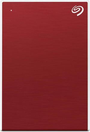 Seagate 2TB Backup Plus Slim USB 3.0 Portable 2.5 Inch External Hard Drive for PC and Mac (Red)