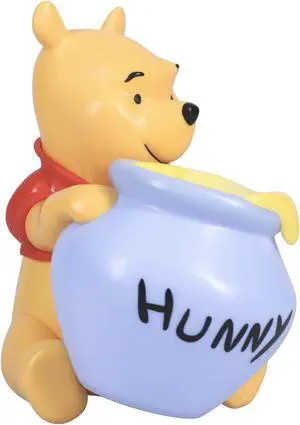 Paladone Winnie The Pooh Hunny Light, Portable Night Light 16.5cm (6.4"), Disney Lamp for Nursery or Kids Bedroom