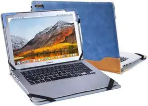 Berfea Protective Case Cover Compatible with Dell Latitude 15 7530 7520, HP Envy x360 Laptop 15 fe000/ fh000/ ed100/ed000/es000/eu000/ee100 15.6" Laptop Notebook Sleeve(Blue)