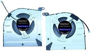 BDWZNLA Replacement New CPU and GPU Cooling Fan for Lenovo IdeaPad Gaming 3 15-IAH7 Laptop DFS5K223052833 FPKX DFS5K221153713 FPKW DC5V 0.5A Fan