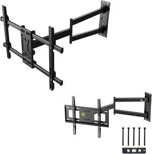 FORGING MOUNT 33 inch Corner TV Wall Mount Long Arm TV Mount Bracket and 33 inch Universal Bracket Max VESA 400X400mm