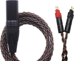 KK Cable HA-B Replacement Audio Upgrade Cable Compatible for HD420 HD430 HD525 HD545 HD565 HD650 HD600 HD580 Headphones. 4-pin XLR Male Plug, HA-B (2M(6.5ft))