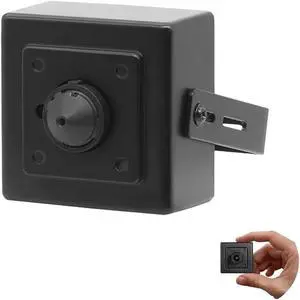4K 8MP Mini POE Hidden IP Security Camera, 3.7mm Pinhole Lens Indoor Camera, H.265 Surveillance Motion Detection Compatible with HIK, Uniview NVR and Blue Iris, No IR
