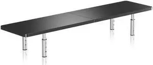 suptek Wooden Monitor Stand Riser for Computer, Laptop, Printer, Notebook and Flat Screens, 800x230mm Vented Platform, Max 30kg, 3 Adjustable Heights with Extra Large Underneath Storage Space MST016L