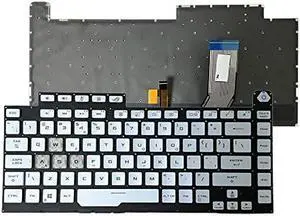 ZAHARA Keyboard with Blue Backlit US Replacement for Asus Rog Strix G531GT G531GU G531GD G531GW G531GV