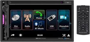 Soundstream VR-7002 2-DIN 7" DVD/CD Multimedia Headunit DVD, USB & Aux Inputs for Media Playback with Bluetooth Phone Calling & Audio Streaming