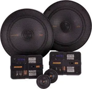 Kicker KSS50 Car Audio 5.25-inch Component Speaker System w/ 1-inch tweeters