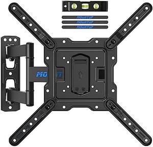 MOUNTUP TV Wall Mounts TV Bracket for Most 26-60 Inches TVs, Full Motion TV Wall Mount with Swivel and Extend 19 Inch, TV Mount with Swivel Articulating Support, Max VESA 400x400mm, MU0009