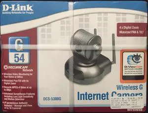 D-Link DCS-5300 10/100 Pan/Tilt Network Internet Camera