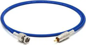 enoaudio Mogami 2964 Digital Coaxial Cable 75 Ohm | Canare Gold RCA - BNC | HiFi - 22.97 ft / 7.0 m