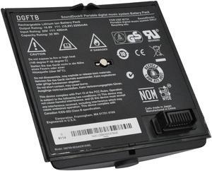 DGTECH 300769-003 Black Battery Replacement for Bose Sounddock Portable Digital Music System SoundLink Air 300769-001 300769-002 300769-004 300770-001 Series 4ICR19/66 (16.8V 32WH/2200MAH)