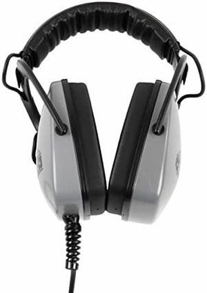 DetectorPro Gray Ghost Amphibian II Waterproof Headphones for XP Deus II, Black