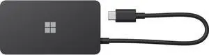Microsoft USB-C Travel Hub - Multiport Adapter with VGA, USB, Ethernet, HDMI Ports. Compatible with USB-C Laptops/PCs
