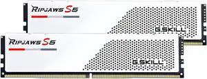 G.SKILL Ripjaws S5 Series (Intel XMP 3.0) DDR5 RAM 32GB (2x16GB) 6000MT/s CL32-38-38-96 1.35V Desktop Computer Memory UDIMM - Matte White (F5-6000J3238F16GA2-RS5W)