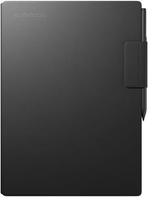 reMarkable Paper Pro - Premium Leather Book Folio for Your 11.8'' Paper Tablet - Black