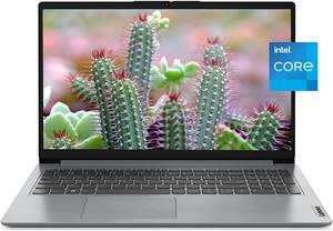 Lenovo IdeaPad 1 Laptop, 15.6" HD Anti-Glare, Intel Celeron N4500, Intel UHD Graphics, 4GB RAM, 128GB SSD, 720P Webcam, Bluetooth 5, WiFi 6, Windows 11 S, 1 Year Office 365, Cloud Grey, EAT Mouse pad