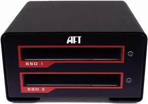 Blackjet VX-2SSD USB 3.2 Gen 2 10Gbps USB Type-C Dual SSD Dock RAID 0 RAID 1 JBOD Backup Solution 4K, USB4, Archive, Backup, Copy, Mac Mini, iPad, Windows Surface