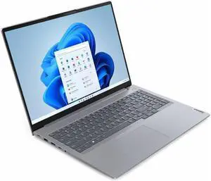 Lenovo ThinkBook 16 G7 IML 16" WUXGA Laptop, Intel Core Ultra 5-125U 1.3GHz, 16GB RAM, 256GB SSD, Windows 11 Pro, Arctic Gray