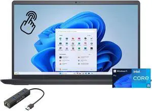 Dell Inspiron 15 Touchscreen Laptop, 15.6" FHD Narrow Border, 12th Gen Intel Core i5-1235U, 16GB RAM, 512GB PCIe SSD, Keypad, Webcam, HDMI, SD Card Reader, RJ45, Win 11 Pro Dell Inspiron 15 Touchscreen Laptop, 15.6" FHD Narrow Border, 12th Gen Intel Core i5-1235U, 16GB RAM, 512GB PCIe SSD, Keypad, Webcam, HDMI, SD Card Reader, RJ45, Win 11 Pro