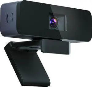 COOLPO Webcam, 4K Webcam Video Conference Camera, 4K Webcam AI Tracking, Autofocus, Auto Framing with Cancellation Mic, Personal and Group Hybrid Collaboration, Meeting Room Camera, Mini Lite
