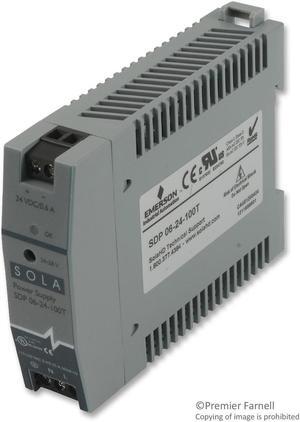 Sola/Hevi-Duty SDP06-24-100T DC Power Supply, 24-28 VDC, 0.6 Amp, 47-63 Hz