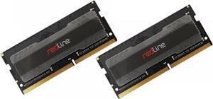 Mushkin 32GB (2X16GB) DDR5 SODIMM PC5-4800 40-40-40 1.1V Redline Model MRA5S480FFFD16GX2