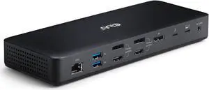 Club 3D CSV-1583 Thunderbolt 4 Certified 16-in-1 Docking Station- with 40Gbps Data and Video, 4 Display Output, Ethernet RJ45 2.5Gbps