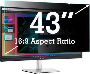 43 Inch Privacy Screen Filter for Computer Widescreen 16:9 TV Monitor - Privacy Shield,Anti-Glare and Anti-Blue light Screen Protector