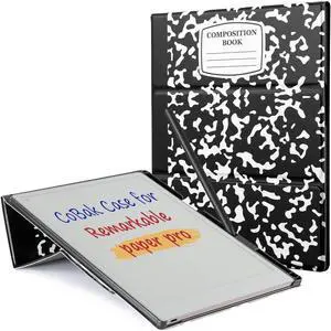 CoBak Case for Remarkable Paper Pro-with Pen Holder, Nib Storage, Ergonomic Design for Enhanced Writing Comfort - The Perfect Choice for Remarkable Paper Pro Case with Pen Holder(Black Notebook)
