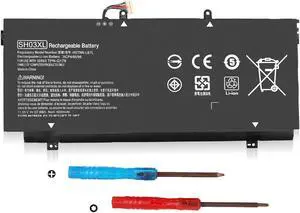 SH03XL 859356-855 Battery for HP Spectre X360 Convertible 13-AC0XX 13-W0XX 13-AC033DX 13-AC023DX 13-AC013DX 13-AC063DX 13-AC052NA 13-W063NR 13-W013DX 13-W023DX 13T-AC000 859026-421 CN03XL HSTNN-LB7L