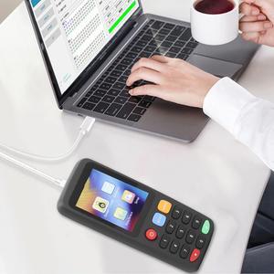 USB Card Copier, Full Frequency Handheld RFID Reader RFID Card Copier Duplicator with 5 T5577 Cards, APP Connection RFID Duplicator (5 UID Buckles 5 UID Cards)