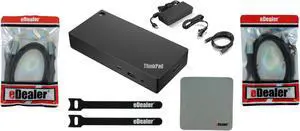 ThinkPad Universal USB-C Dock (40AY0090) + eDealer Starter Kit Bundle