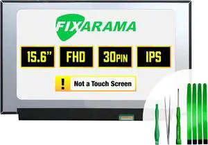 FIXARAMA Screen Replacement for AUO B156HAN02.1 HW:0A 1A Grade A+ Matte FHD 1080p IPS 30pin Non-Touch 15.6" LED LCD Display with Tools Tape