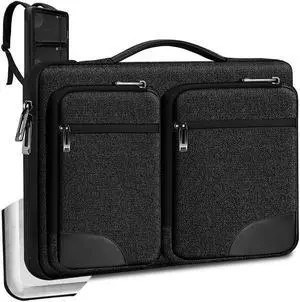 Hseok Laptop Sleeve 15 15.6 16 inches Case Protective PC Briefcase for Commuting and Business Trip,Carbon