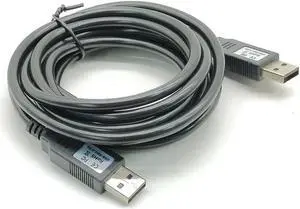 RIKYJIC USB 2.0 Male to Male Null Modem Cable, 2.5 Meters, FTRS232RL Chip, USB NMC-2.5M RIKYJIC USB 2.0 Male to Male Null Modem Cable, 2.5 Meters, FTRS232RL Chip, USB NMC-2.5M