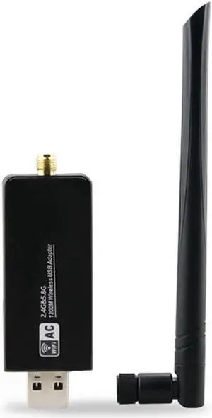 JAPOO RTL8812AU USB WiFi Adapter for Desktop PC and Laptop 1200Mbps High Gain Dual Band 5dBi Antenna 5.8G/2.4G Supports Kali Linux Ubuntu Mint Debian Kubuntu Mate Zorin PureOS Raspberry Pi 2+ Windows