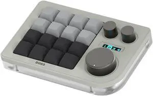 KEEBMONKEY Megalodon Triple Knob Macro Pad Programmable Designer Mini Keyboard 16 Keys (Soy)