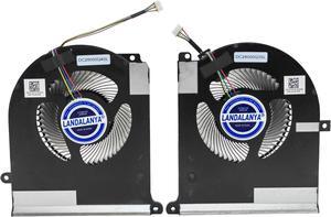 LANDALANYA Replacement New CPU and GPU Cooling Fan for DELL Alienware Area 51m R2 RTX2080 Series TPV77 TW5Y8 DC28000Q4D0 BSM1012MD-03 DC28000Q3D0 BSM1012MD-02 DC12V 1.20A Fux FUY Fan