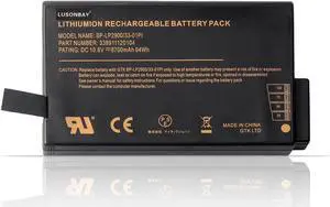 LUSONBAY New Laptop Battery for Getac X500 V100 V1010 V200 M230 BP-LP2900/33-01PI 338911120104 BP-LC2600/33-01S1 10.8V 8700mAh