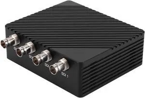 Maksedfish Thunderbolt 3/4 USB4 Video Capture Card 4-Channel SDI, Quad 3G-SDI Input Up to 1080P 60FPS for Live Streaming of Gaming, Legal proceedings, conferences Live Broadcast