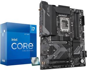 MICRO CENTER CPU Motherboard Intel i7-12700K 12-Cores LGA 1700 Gaming PC Desktop Processor up to 5.0 GHz with GIGABYTE Z790 S WiFi DDR4 Motherboard