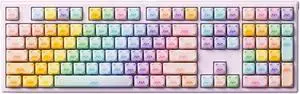 MONSGEEK AKKO MG108B Colorful Cats Mechanical Keyboard Hot-Swappable Multi-Mode Gaming Keyboard with PBT Dye-Sub Mao Profile Keycaps Pre Lubed Piano Switch