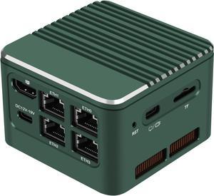 Mini PC Barebone, MR-M1 Plus Onboard 8GB RAM NO SSD Mini Desktop Computer Intel i3-N305 Processor,8 Core 8 Thread Micro Computer 4K,4 * 2.5G Gigabit Ethernet Ports,HTPC