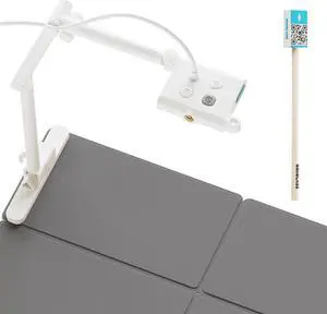 OKIOLABS OKIOCAM S Plus 5MP Document Camera & Webcam 2-in-1 for Teachers, Chrombook, Mac, Windows Compatible, for Classroom, Live Demo, Web Conference 1944p