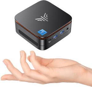 KAMRUI Essenx E1 Mini PC,W-11 Pro 12th N97 Mini Computer(Beat N150,up to 3.6GHz),Mini Desktop Computers 16GB RAM 512GB SSD,Desktop PC Support 4K HDMI+DP,Mini PC with Dual WiFi,Business Home Office