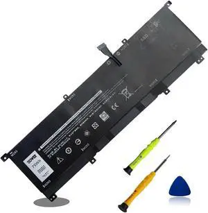 OUWEE 8N0T7 Laptop Battery Compatible with DELL XPS 15 9575 2-in-1 Precision 5530 2-in-1 Series Notebook 8N0T7 08N0T7 TMFYT 0TMFYT 11.4V 75Wh 6254mAh 6-Cell