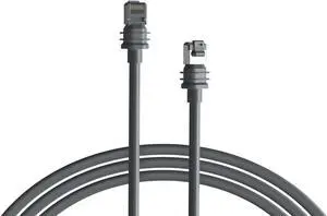 Steinwhale Ethernet Cable for Starlink Standard/Gen 3 and Mini 15M/50FT, Waterproof Barrel Jack, 26AWG CAT5E 1000Mbps Data Transfer, Outdoor Use, Cold & Heat Resistant, Replacement Extension Cable