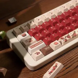 152 Keys PBT Dye Sub Cherry Profile Custom Elk Forest Keycaps Set with Keycaps Storage Box Fit for Cherry Mx Gateron Switches Mechanical Keyboard